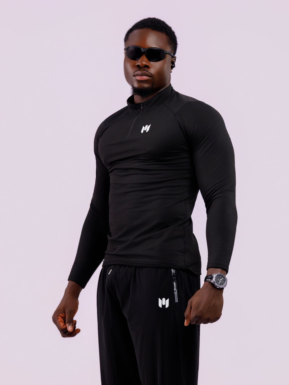 Apex Men Compression Long Sleeve with zip