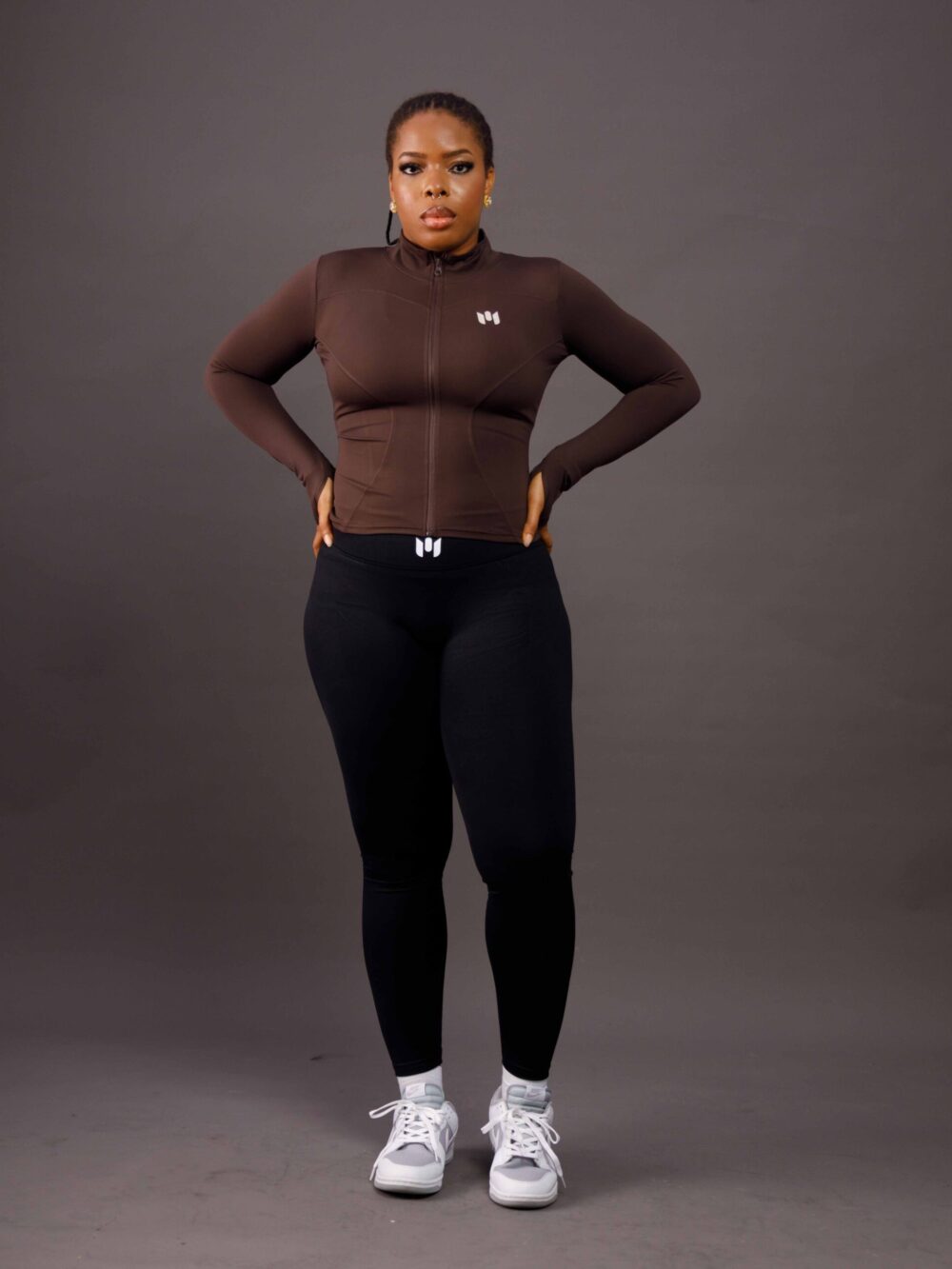 Fitness Jacket & High Waist Pants
