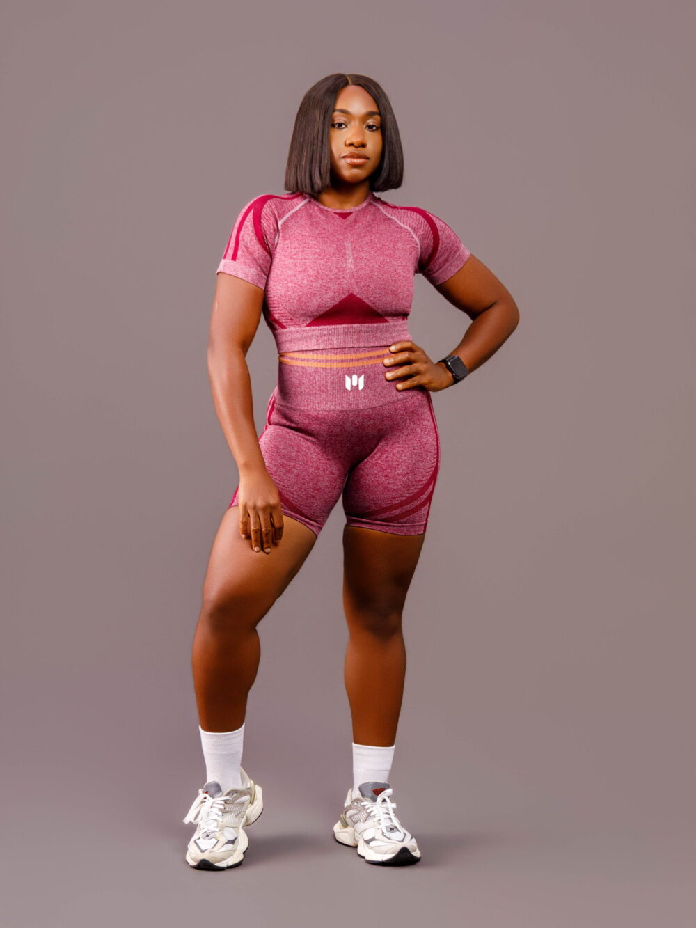 Two piece Short sleeve and Biker Shorts